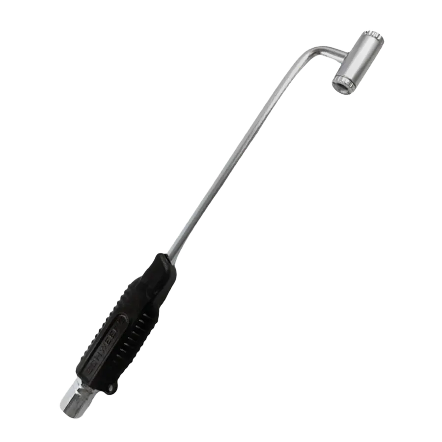 BICO INFLADOR DUPLO CURVO 90° 300MM C/ RETENCAO – CB1087B