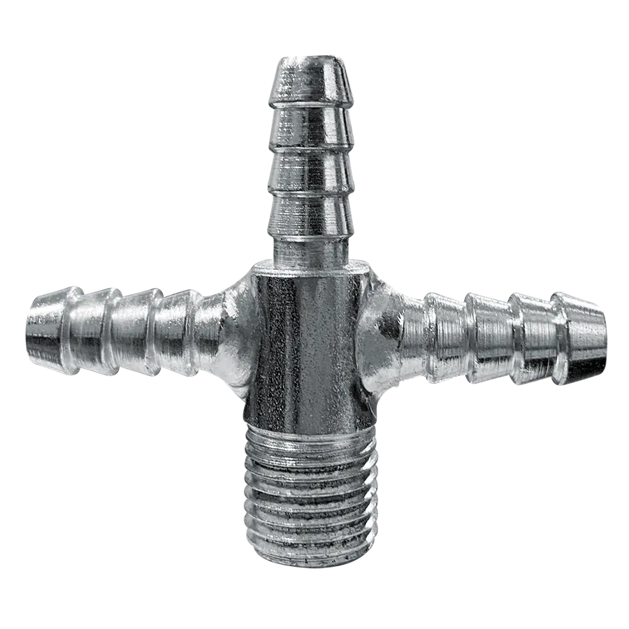 EMENDA DE 3 SAIDAS 1/4 BSP X 5/16 MANG. CB366