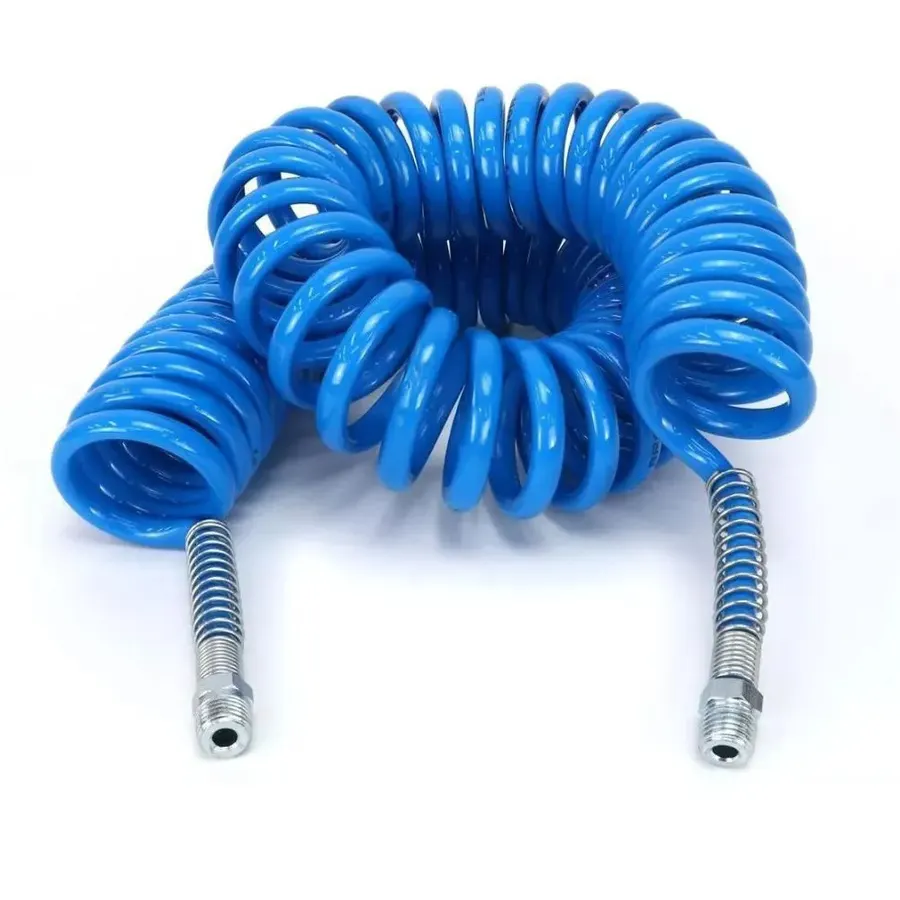 MANG. ESPIRAL C/ TRAMA DE NYLON 12MM CAVALO/CARRETA COMPLETO (Azul) – 11/16″ FÊMEA x 4,5MT – CB045AZ