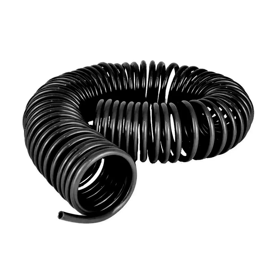 TUBO MANGUEIRA ESPIRAL C/ TRAMA DE NYLON 12MM CAVALO/CARRETA DE NYLON (Preto) – 6,5MT – CB065Ps