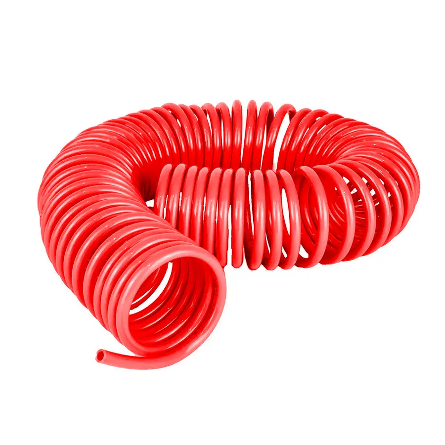 TUBO MANGUEIRA ESPIRAL C/ TRAMA DE NYLON 12MM CAVALO/CARRETA DE NYLON (Vermelha) – 5,5MT – CB055Vs
